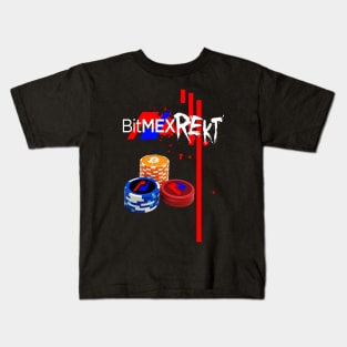 BitMEX REKT Gambler Kids T-Shirt